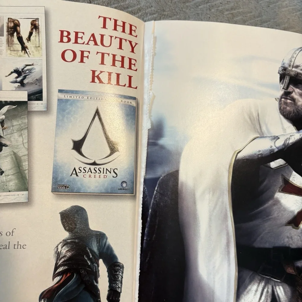 Assassin's Creed 1 Prima Official Game Strategy Guide *No Foldout Poster Map*